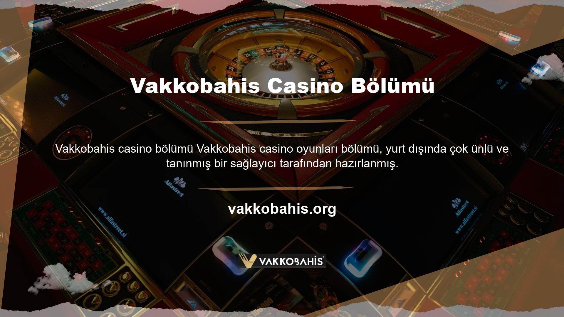 Bu şirket, dünyadaki birçok paralı casino sitesine içerik sağlıyor